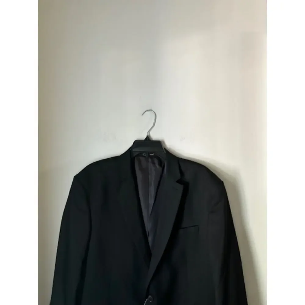 Zegarie Men's Sport Coat Blazer Suit Jacket Black Size 46 R New